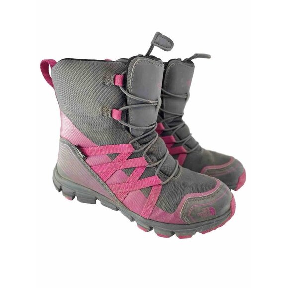 The North Face Junior Winter‎ Sneaker BOOTS - Zink Grey/Pink US Size 4 - Picture 1 of 10